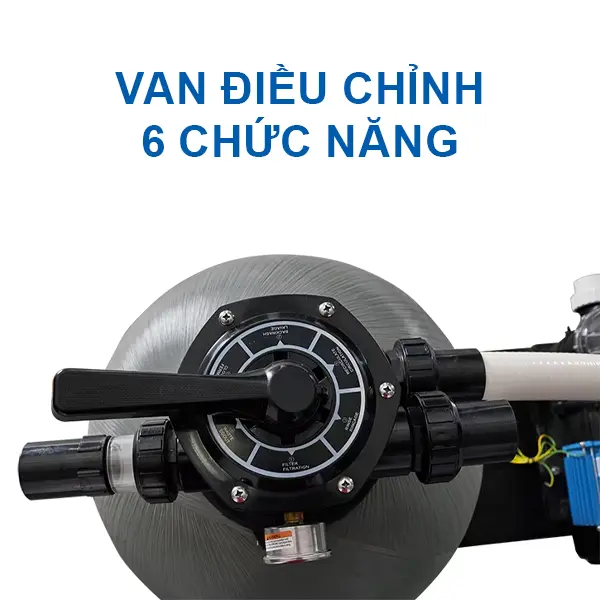 Bộ lọc kết hợp PSF - Combo bình lọc cát và máy bơm - Ảnh 2