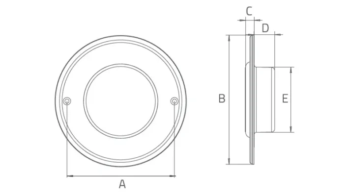 Kích thước đèn led Emaux siêu mỏng