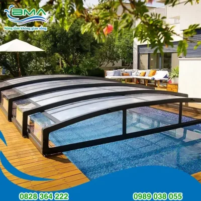 Mái che hồ bơi di động