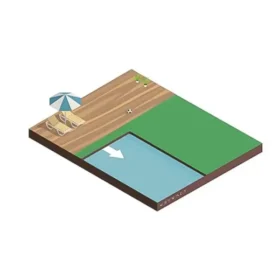 Sàn che hồ bơi ẩn