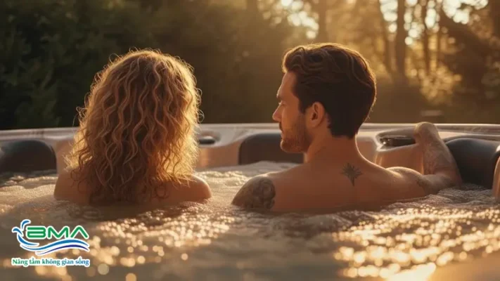 Thư giãn bồn massage