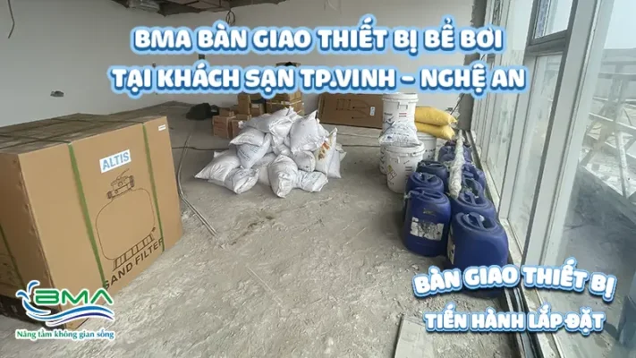 Bể bơi khách sạn TP.Vinh - Nghệ An