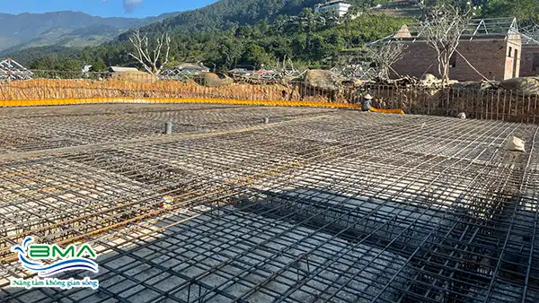 Thi Công Bể Bơi Bê Tông Chuẩn Kỹ Thuật, Bền Đẹp Theo Thời Gian 8 Thi công cốt thép và cốp pha