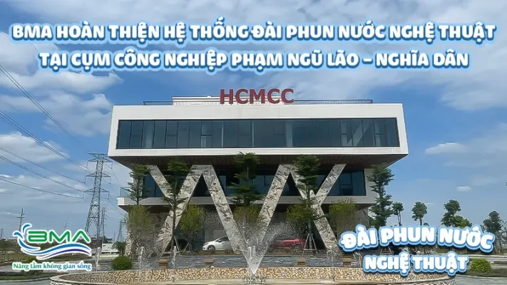Đài phun nước cụm công nghiệp Phạm Ngũ Lão - Nghĩa Dân