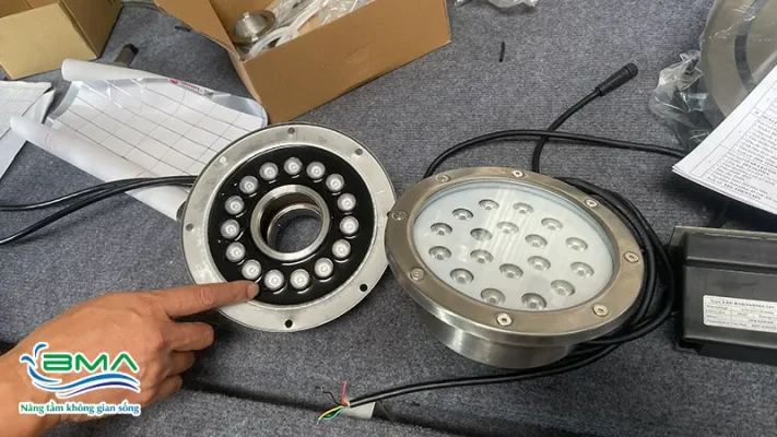 Đèn LED thiết bị đài phun nước